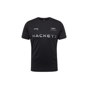 Hackett London Tričko  sivá / čierna / biela