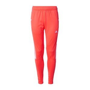 ADIDAS SPORTSWEAR Športové nohavice 'Tiro Material Mix'  červená / biela