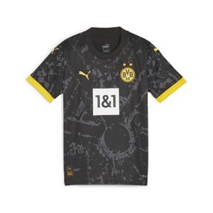 PUMA Funkčné tričko 'Borussia Dortmund 23-24'  žltá / sivá / čierna / biela