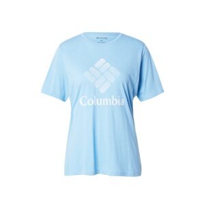 COLUMBIA Funkčné tričko 'Bluebird Day'  svetlomodrá / biela