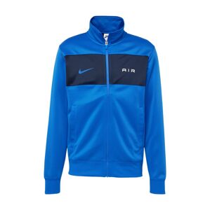 Nike Sportswear Tepláková bunda 'AIR'  tyrkysová / tmavomodrá / biela