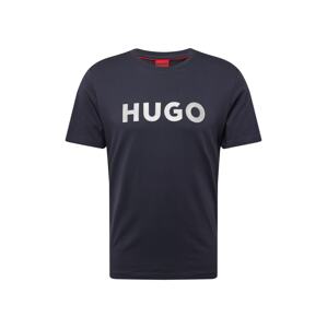 HUGO Red Tričko 'Dulivio'  námornícka modrá / biela
