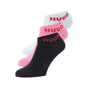 HUGO Red Ponožky  svetloružová / červená / čierna / biela