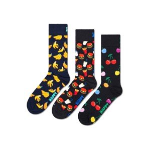 Happy Socks Ponožky 'Classic Banana'  námornícka modrá / žltá / zelená / červená