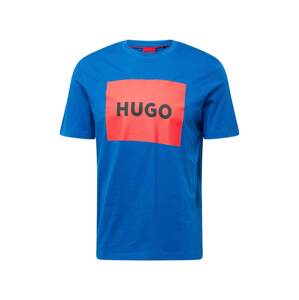 HUGO Red Tričko 'Dulive222'  kráľovská modrá / červená / čierna