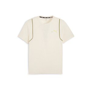 PUMA Funkčné tričko 'Concept'  žltá / olivová / prírodná biela
