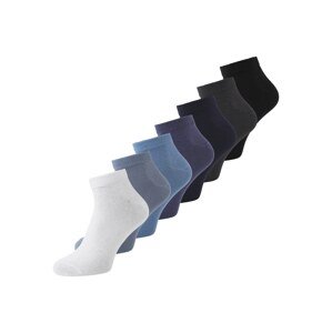 JACK & JONES Ponožky 'BASS'  modrá / tmavosivá / čierna / šedobiela