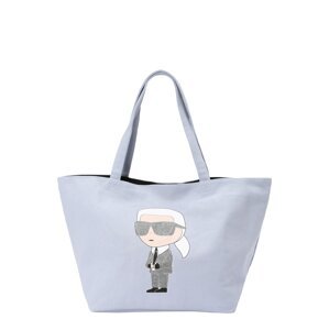 Karl Lagerfeld Shopper 'Ikonik 2.0'  pastelovo modrá / sivá / čierna / biela
