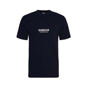 Barbour International Tričko 'Simons'  čierna / biela