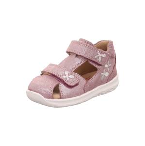 SUPERFIT Sandále 'BUMBLEBEE'  svetlofialová / pastelovo ružová / strieborná