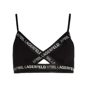 Karl Lagerfeld Podprsenka 'Ikonik'  kamenná / čierna