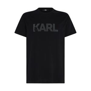 Karl Lagerfeld Tričko  grafitová / čierna