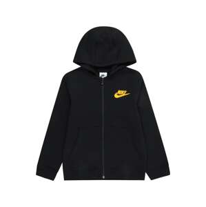 Nike Sportswear Tepláková bunda  žltá / tmavosivá / oranžová / čierna