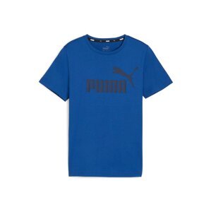 PUMA Funkčné tričko 'Essentials'  kobaltovomodrá / čierna