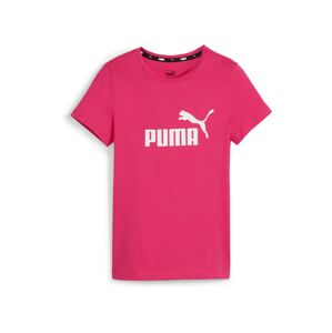 PUMA Tričko 'Essentials'  ružová / biela