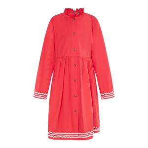 DreiMaster Vintage Šaty  červená / biela