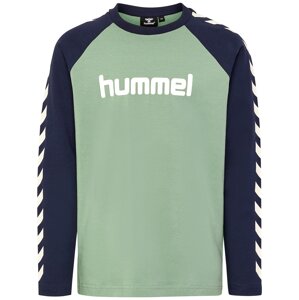 Hummel Funkčné tričko  pastelovo zelená / čierna / biela