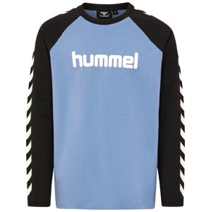 Hummel Funkčné tričko  modrá denim / čierna / biela