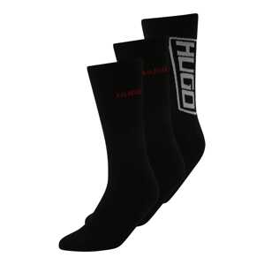HUGO Red Ponožky  sivá melírovaná / čierna
