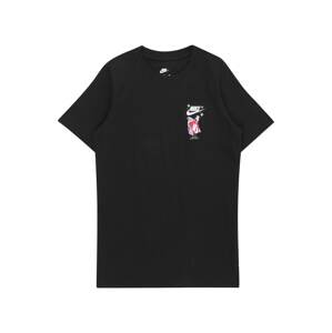 Nike Sportswear Tričko  svetlozelená / červená / čierna / biela