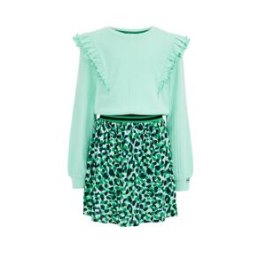 WE Fashion Šaty  zelená / mätová