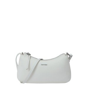 Calvin Klein Taška cez rameno 'EMMA'  strieborná / biela