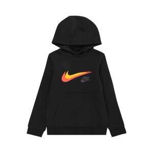 Nike Sportswear Mikina  žltá / antracitová / koralová / čierna