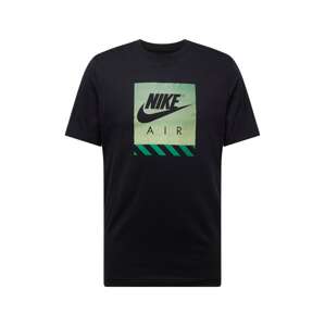 Nike Sportswear Tričko 'CONNECT'  mätová / čierna