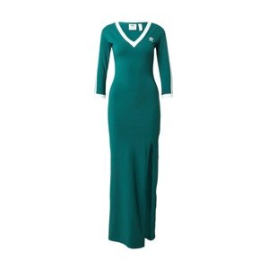 ADIDAS ORIGINALS Šaty 'Adicolor Classics'  smaragdová / biela