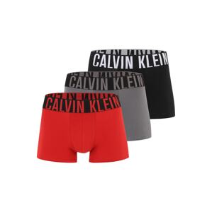 Calvin Klein Underwear Boxerky 'Intense Power'  sivá / červená / čierna / biela