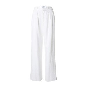 HOLLISTER Plisované nohavice  biela