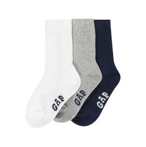 GAP Ponožky  námornícka modrá / sivá melírovaná / biela