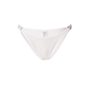 Calvin Klein Underwear Tangá  svetlosivá / biela