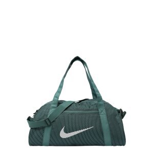 NIKE Športová taška 'GYM CLUB'  smaragdová / jedľová / biela