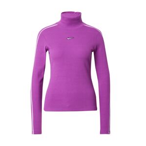 Nike Sportswear Tričko  neónovo fialová / čierna / biela