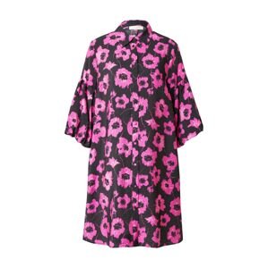 Freequent Košeľové šaty 'FLUSS'  ružová / ružová / čierna