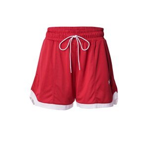 PUMA Športové nohavice  červená / biela