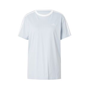 ADIDAS SPORTSWEAR Funkčné tričko 'Essentials 3-Stripes'  pastelovo modrá / biela