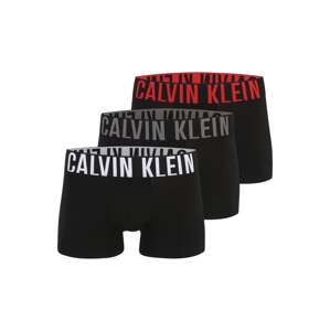 Calvin Klein Underwear Boxerky 'Intense Power'  sivá / ohnivo červená / čierna / biela