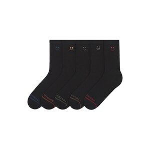 Pull&Bear Ponožky  svetlomodrá / oranžová / ružová / čierna