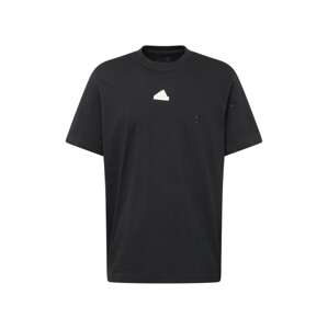 ADIDAS SPORTSWEAR Funkčné tričko 'BL SJ T Q1'  čierna / biela