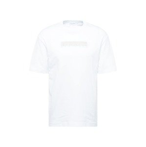 Calvin Klein Tričko 'NEW YORK'  béžová / biela