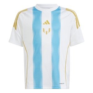 ADIDAS PERFORMANCE Funkčné tričko 'Pitch 2 Street Messi'  svetlomodrá / zlatá / biela