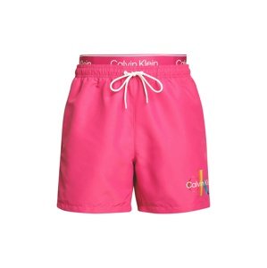 Calvin Klein Swimwear Plavecké šortky 'Pride'  zmiešané farby / ružová