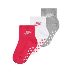 Nike Sportswear Ponožky 'CORE FUTURA'  sivá / ružová / biela