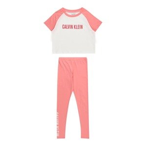 Calvin Klein Underwear Pyžamo 'Intense Power'  ružová / ružová / biela