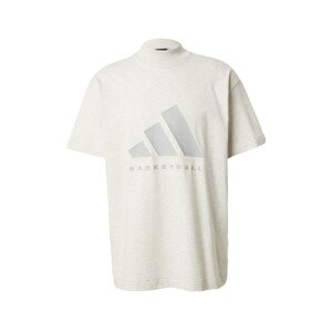 ADIDAS PERFORMANCE Funkčné tričko 'One'  sivá / biela