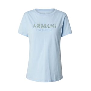 ARMANI EXCHANGE Tričko  modrá / svetlomodrá / olivová