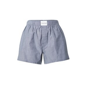 Calvin Klein Underwear Pyžamové nohavice  modrá melírovaná / biela