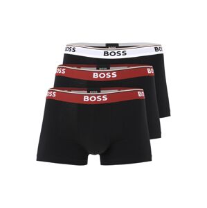 BOSS Black Boxerky 'Power'  sivá / karmínovo červená / čierna / biela